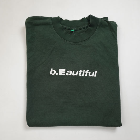 B.Eautiful Green Logo Tee - Size M