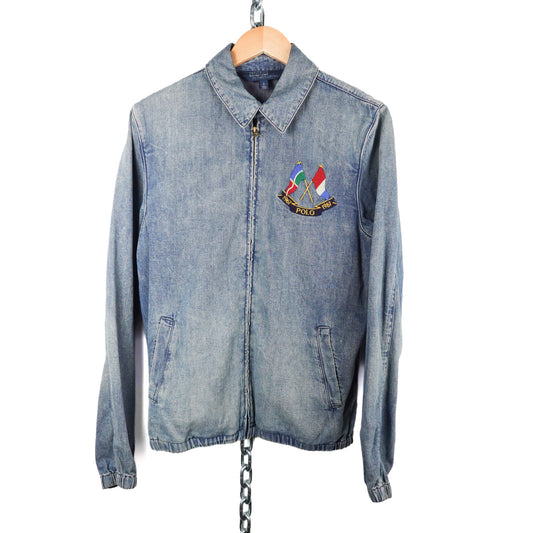 Polo RL Cross Flags Denim Jacket - Size S