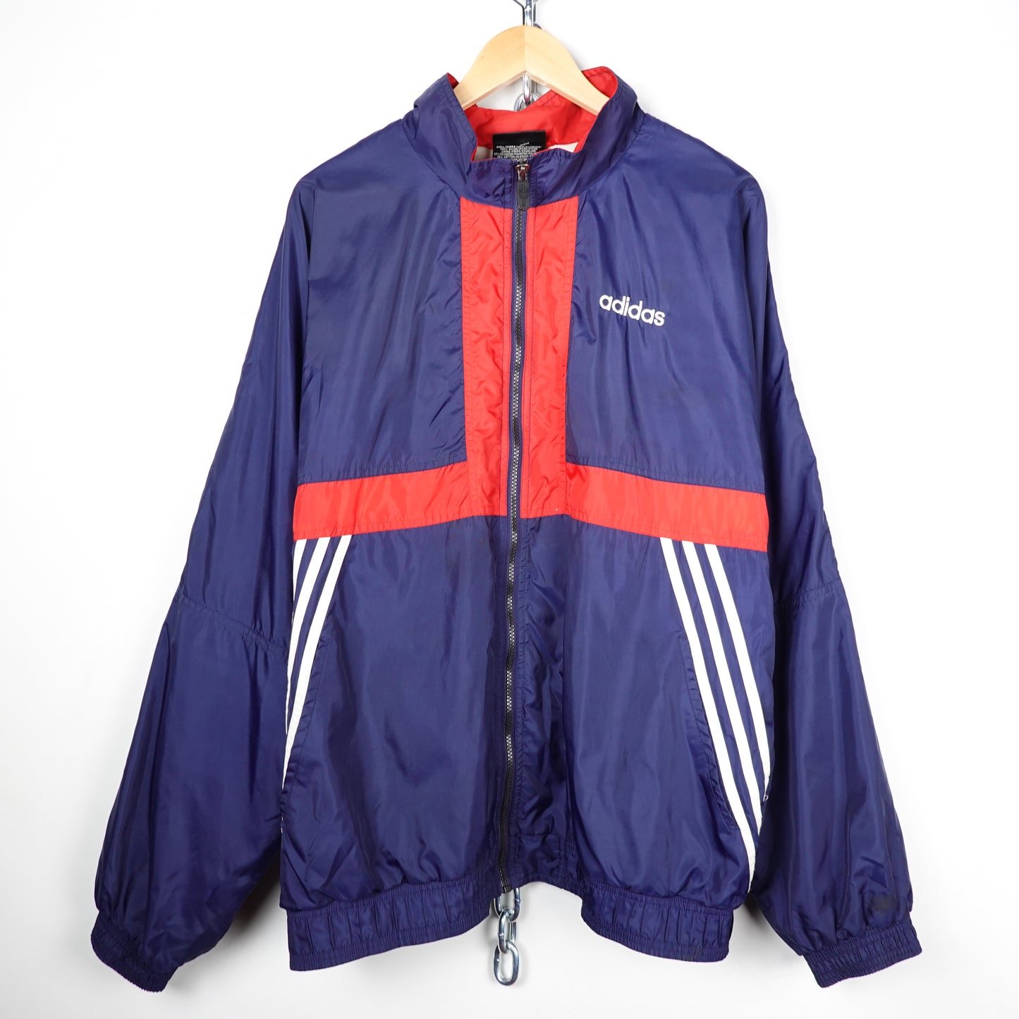 Vintage Adidas Navy Windbreaker - Size XL