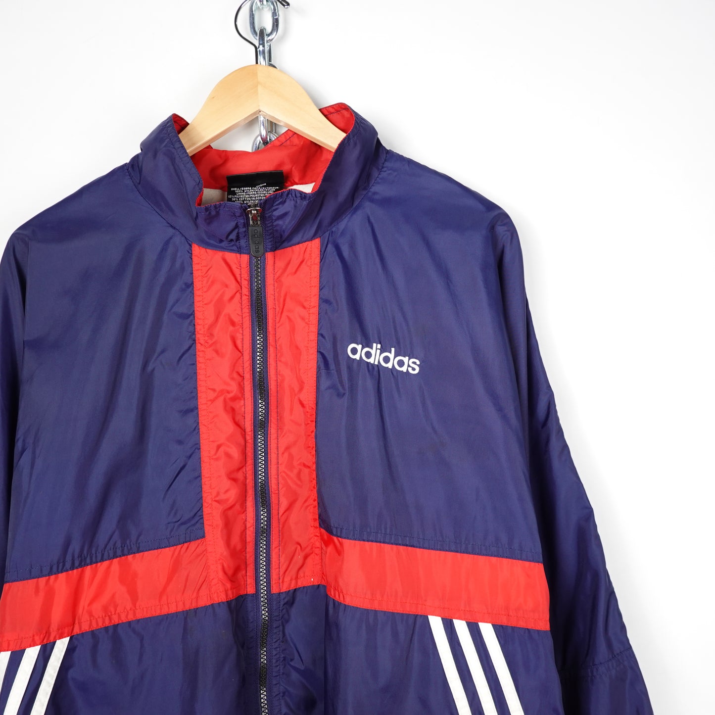 Vintage Adidas Navy Windbreaker - Size XL