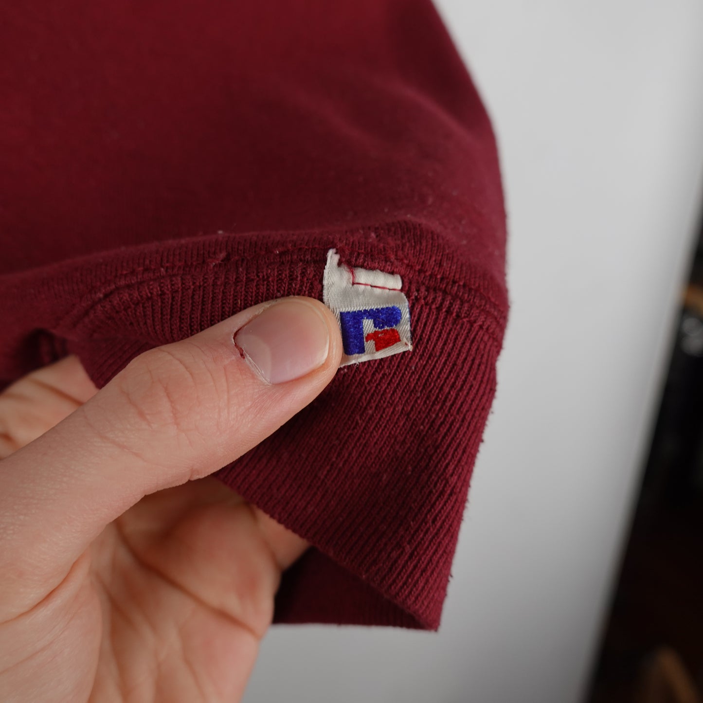 Vintage Russell Maroon Crewneck - Size L