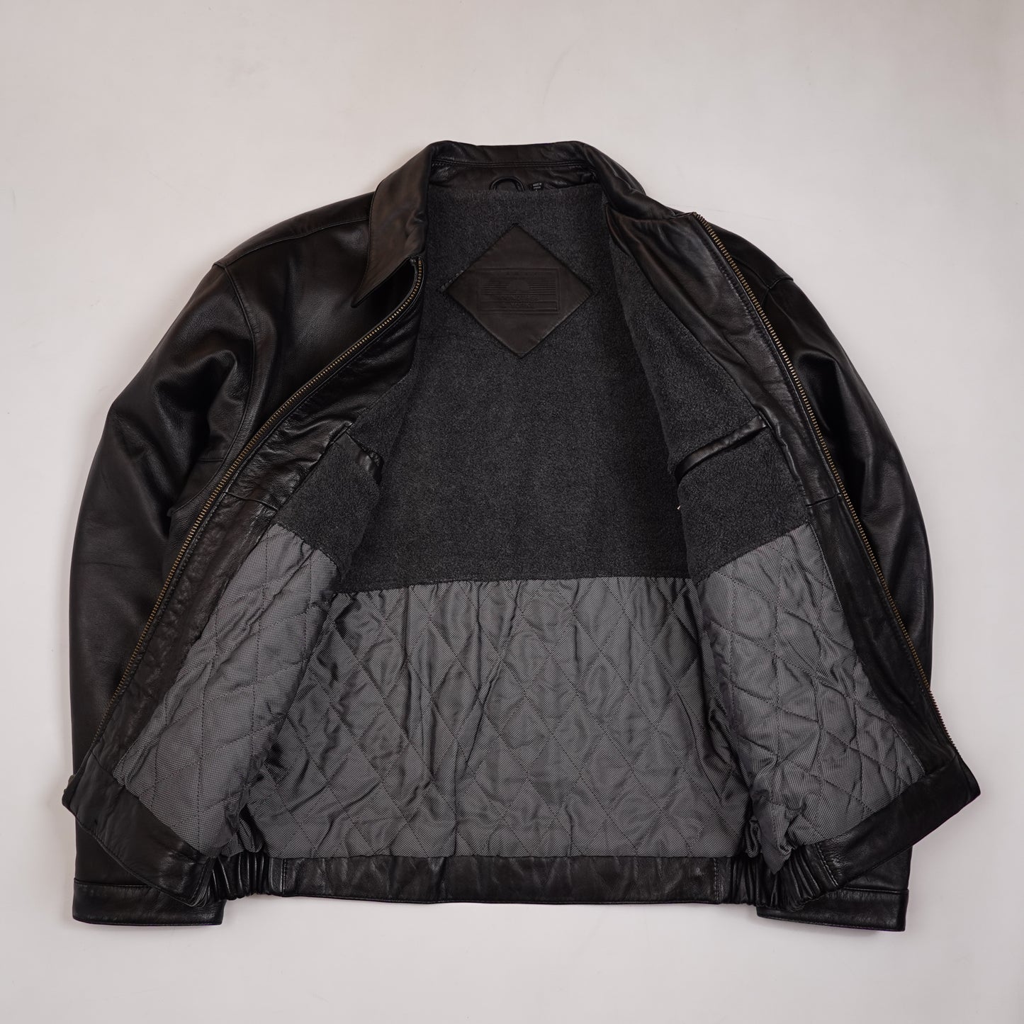 Vintage Lamb Leather Jacket - Size L