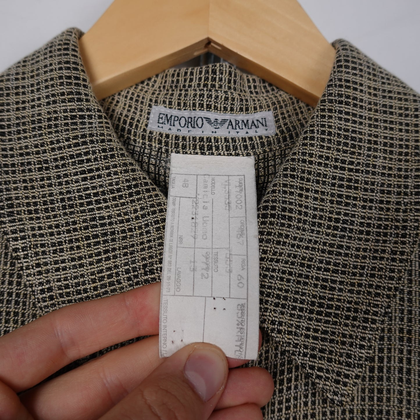 1990s Armani Rayon Jacket - Fits M