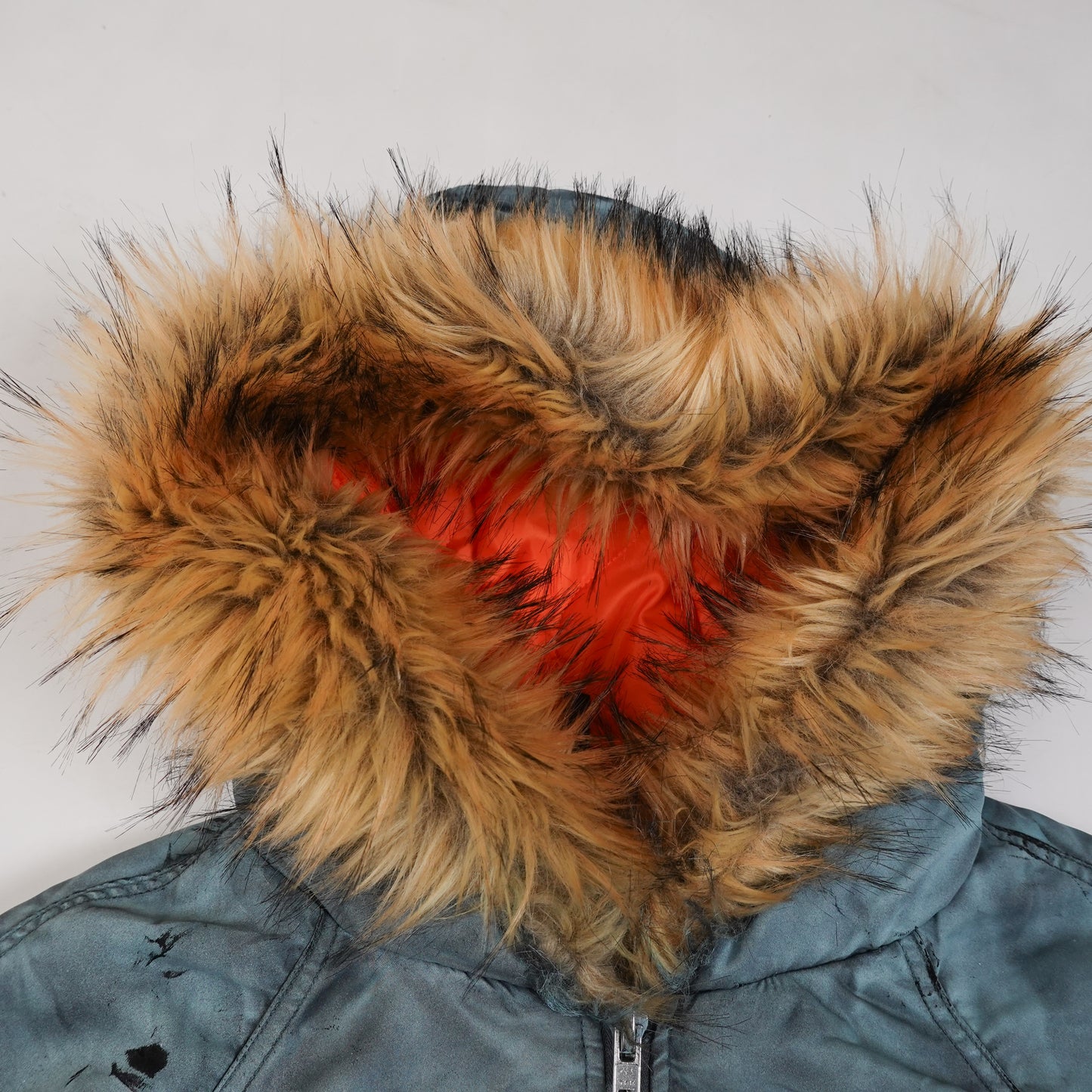 FA Fur Hooded Jacket - Size L