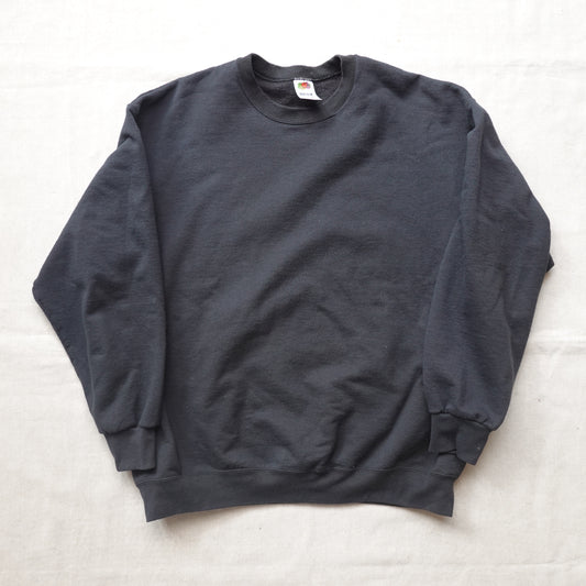 Vintage Black Blank Crew - Size XL