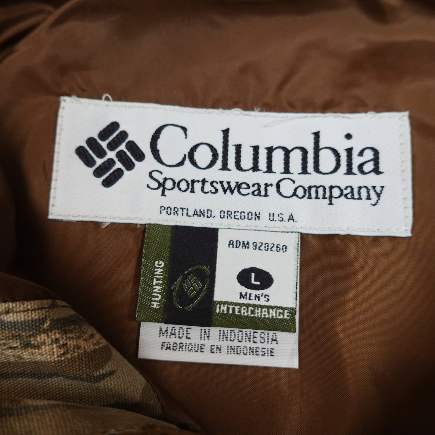 Columbia Mossy Oak Canvas Jacket - Size L