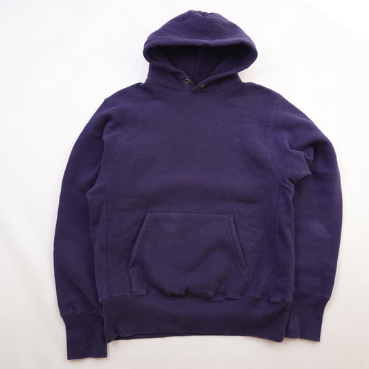 Camber Double Thick Navy Blank Hoodie - Size S