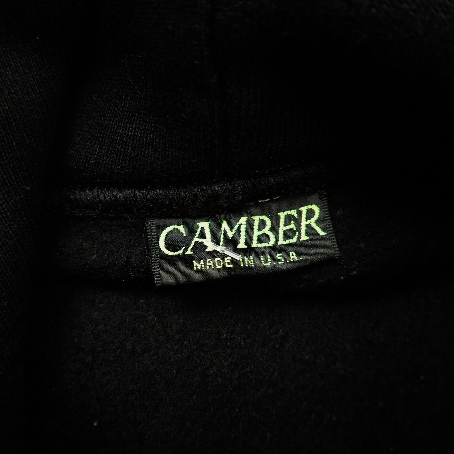 Camber Double Thick Black Hoodie - Size XL