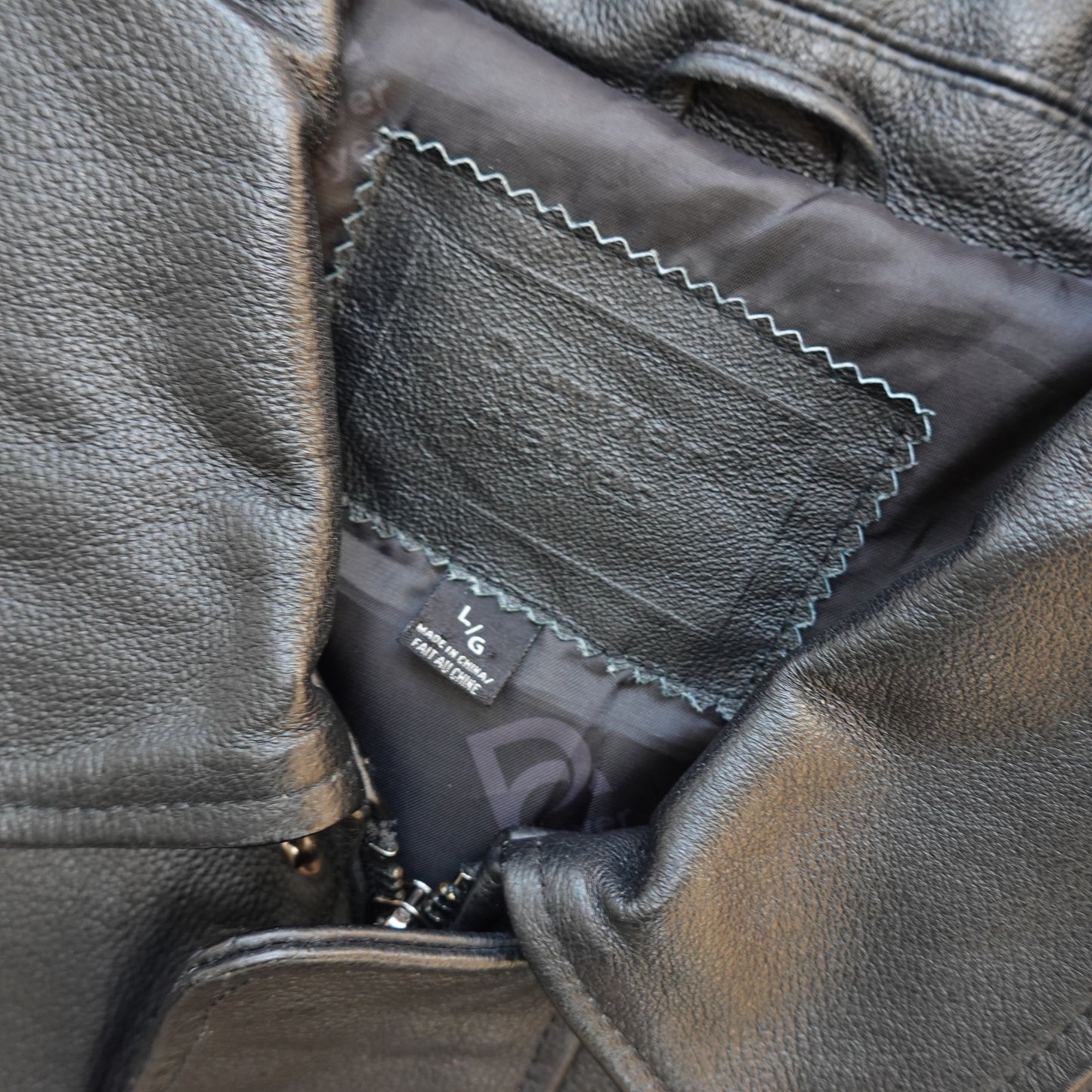 Denver Hanes Leather Jacket - Size XL