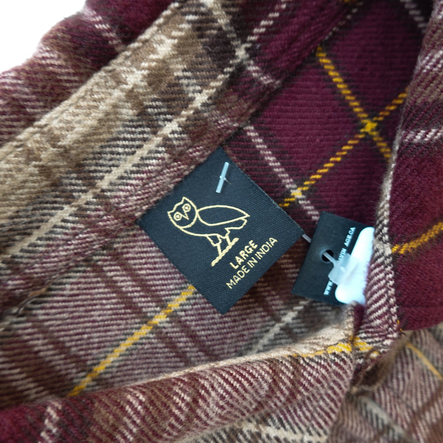 OVO Logo Flannel - Size L