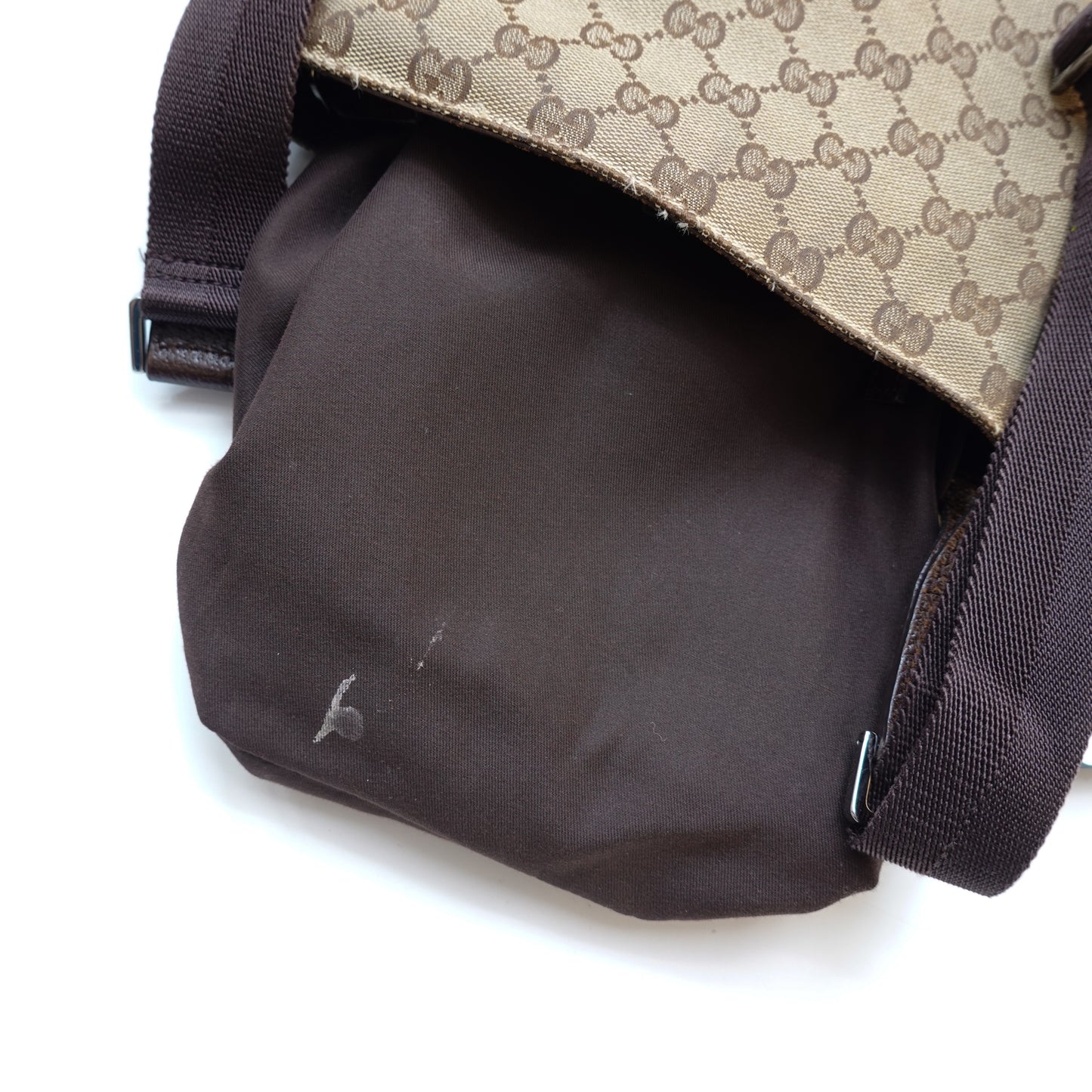 Gucci Monogram Canvas Shoulder Bag