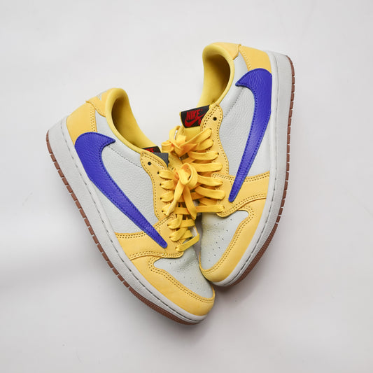 Jordan 1 Low Travis Scott Canary - Size 8W