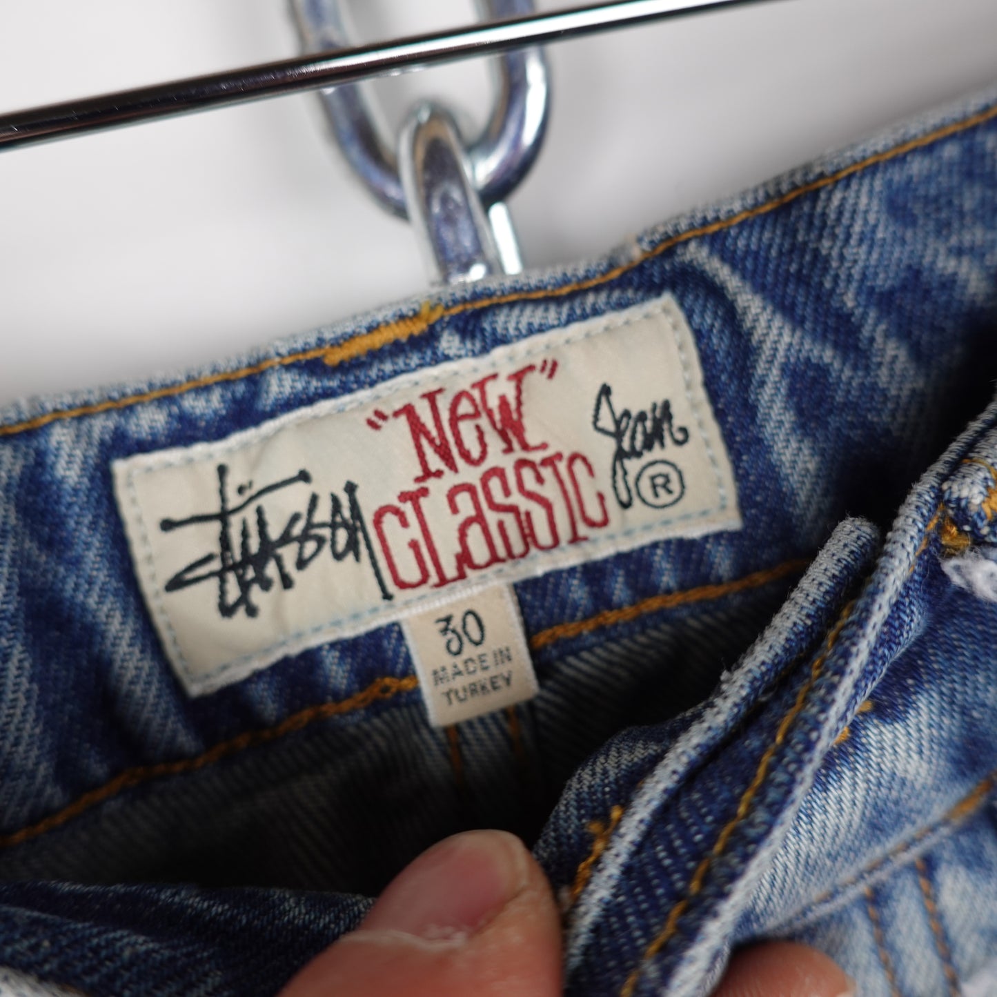 Stussy New Classic Blue Denim - Size 30