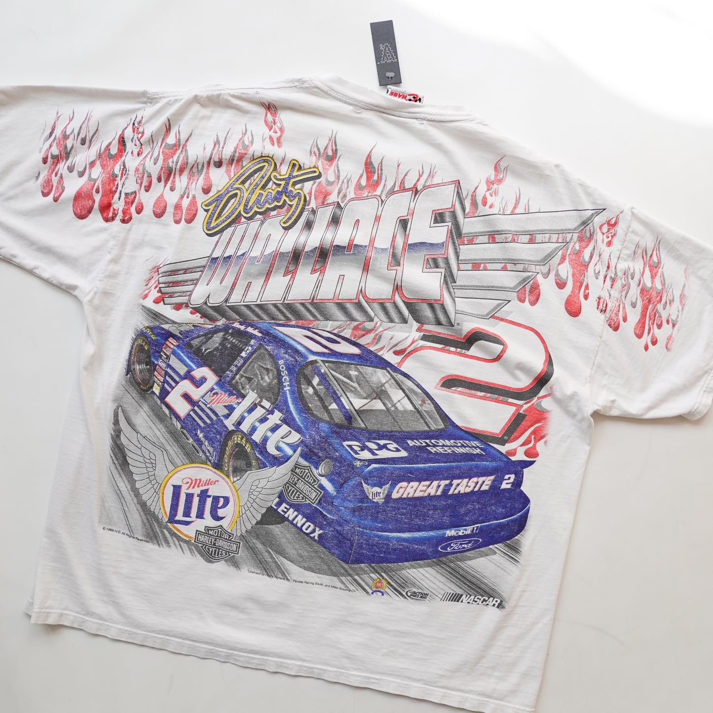 1999 Nascar Harley Davidson Tee - Size XL