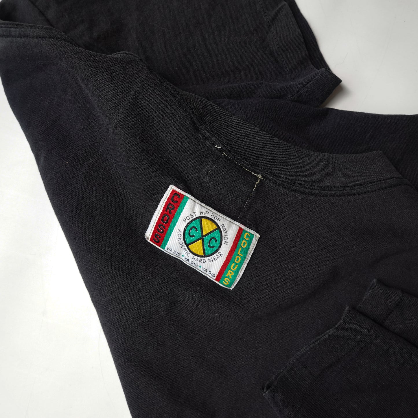 1990s Cross Colours Gang Violence Tee - Size XL
