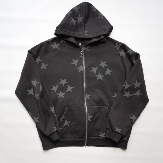 Star Zip Up Hoodie - Size L