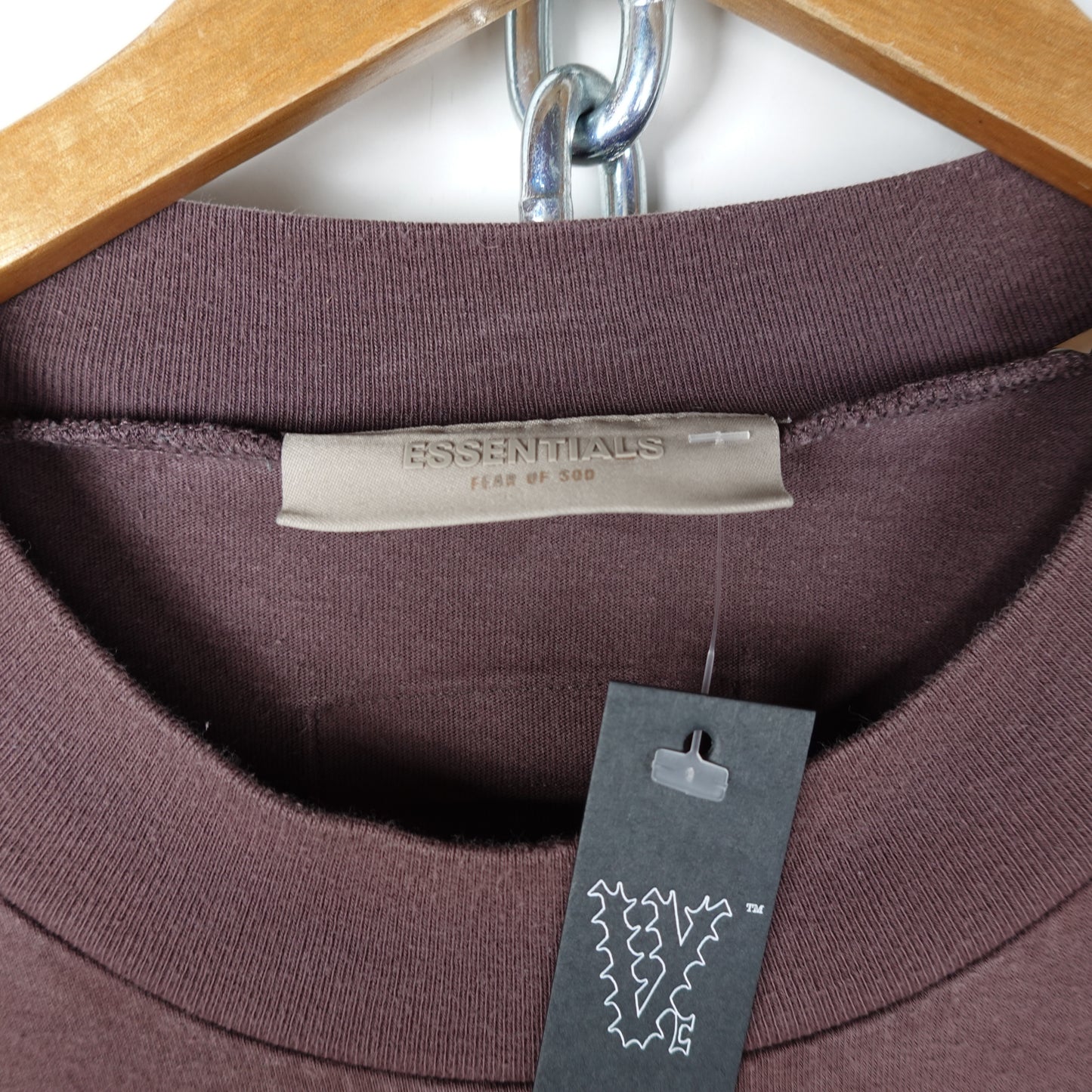 FOG Essentials Brown Logo Tee - Size XL