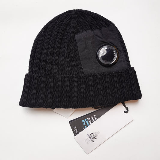 CP Company Merino Wool Beanie BLACK