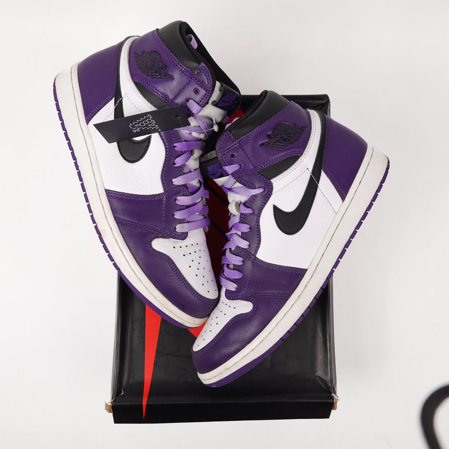 Jordan 1 Court Purple - Size 10.5