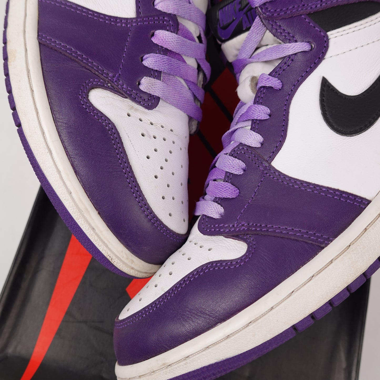 Jordan 1 Court Purple - Size 10.5
