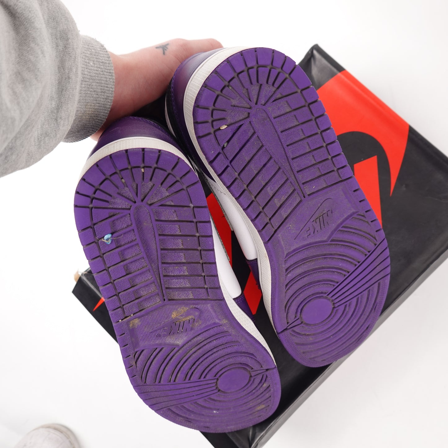 Jordan 1 Court Purple - Size 10.5