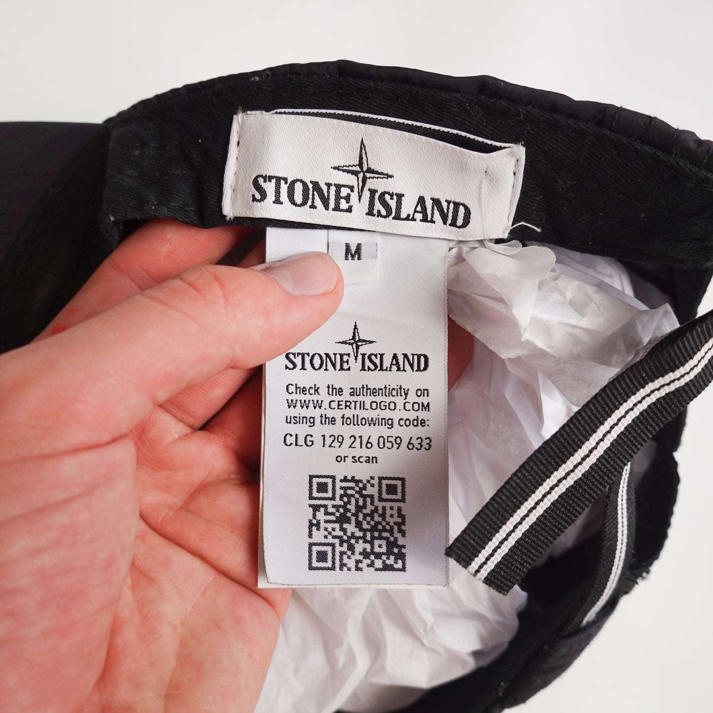 Stone Island 5 Panel Nylon Hat
