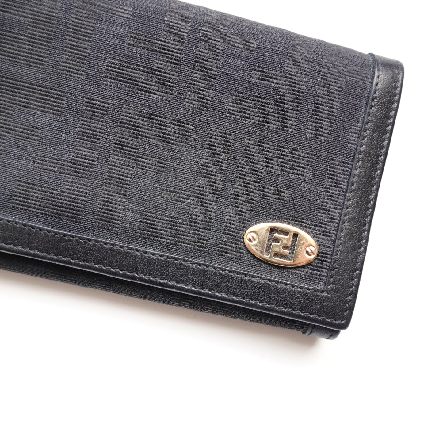 Fendi Long Canvas Wallet