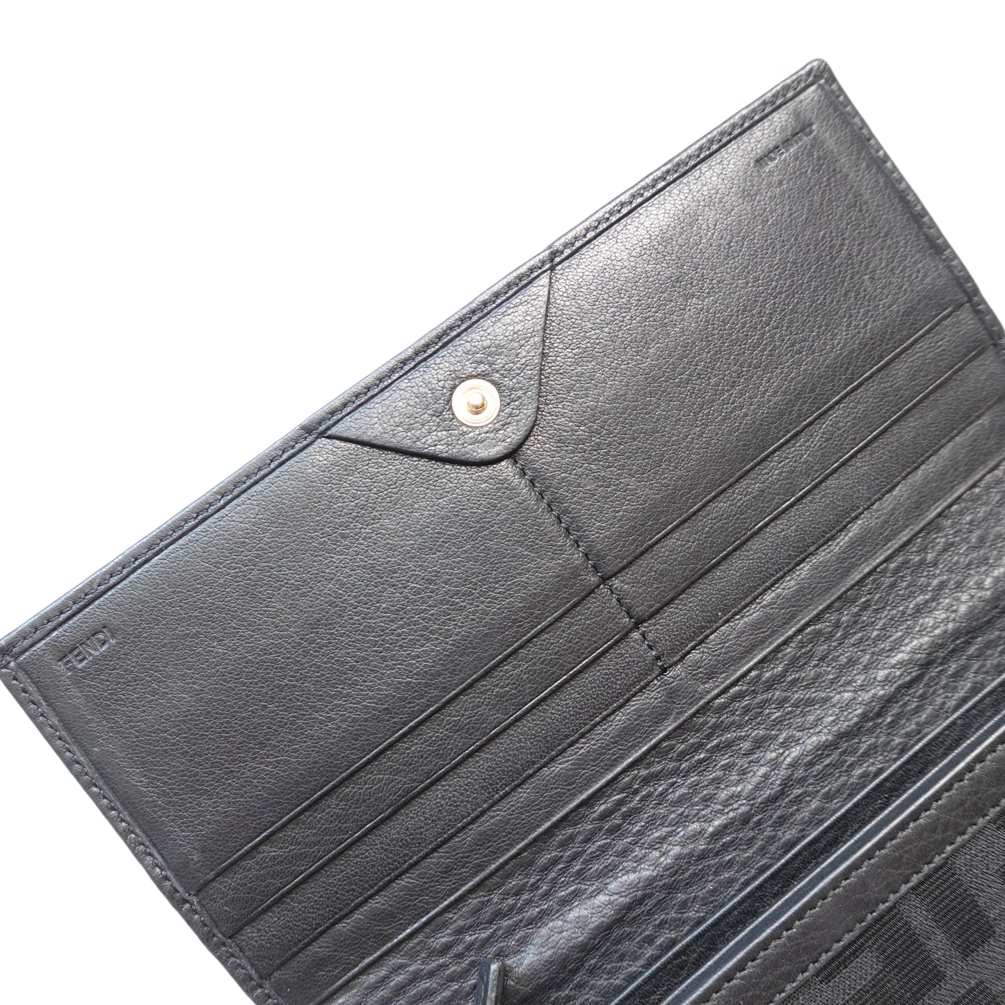 Fendi Long Canvas Wallet