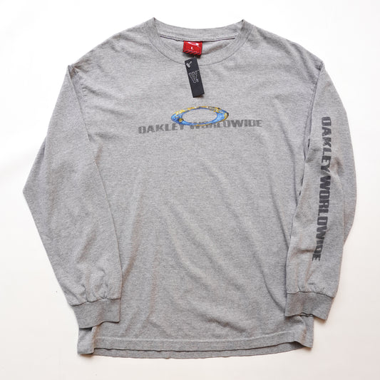 Y2K Oakley Globe Long Sleeve - Size L