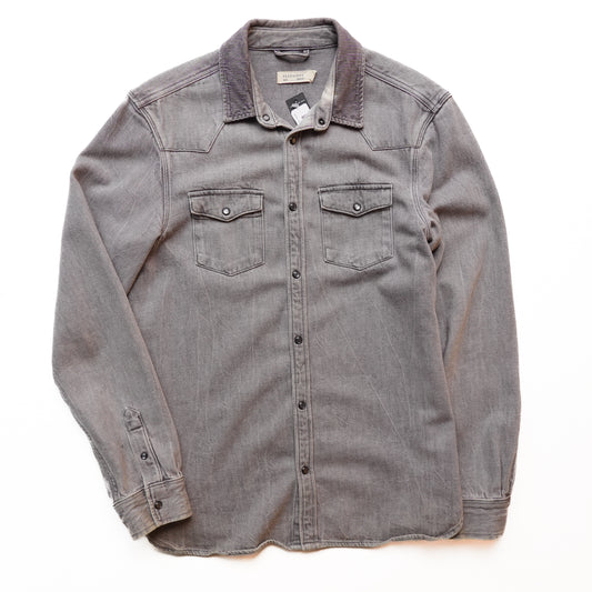 All Saints Denim Button Up - Size M