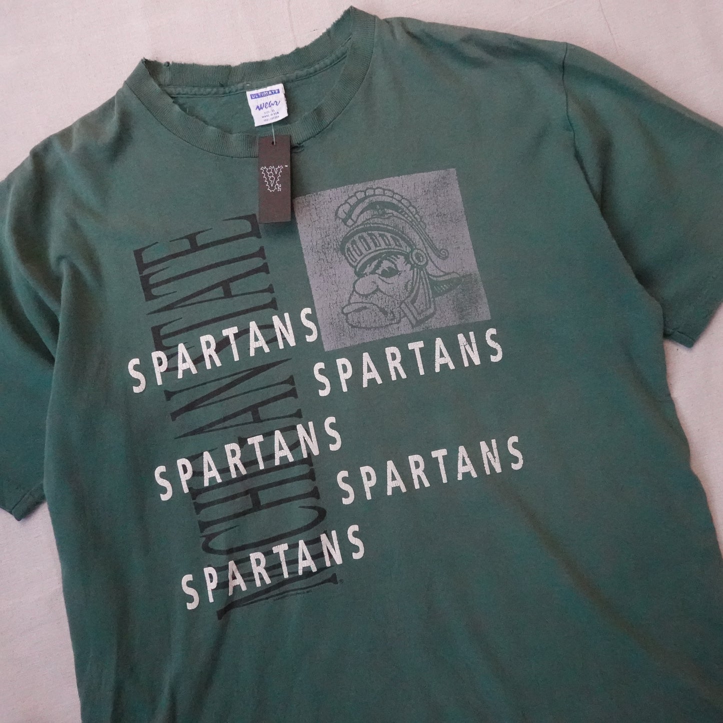 Vintage Michigan Spartans Tee - Size XL