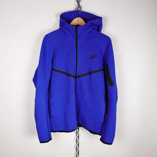 Nike Blue Tech Fleece Hoodie - Size L