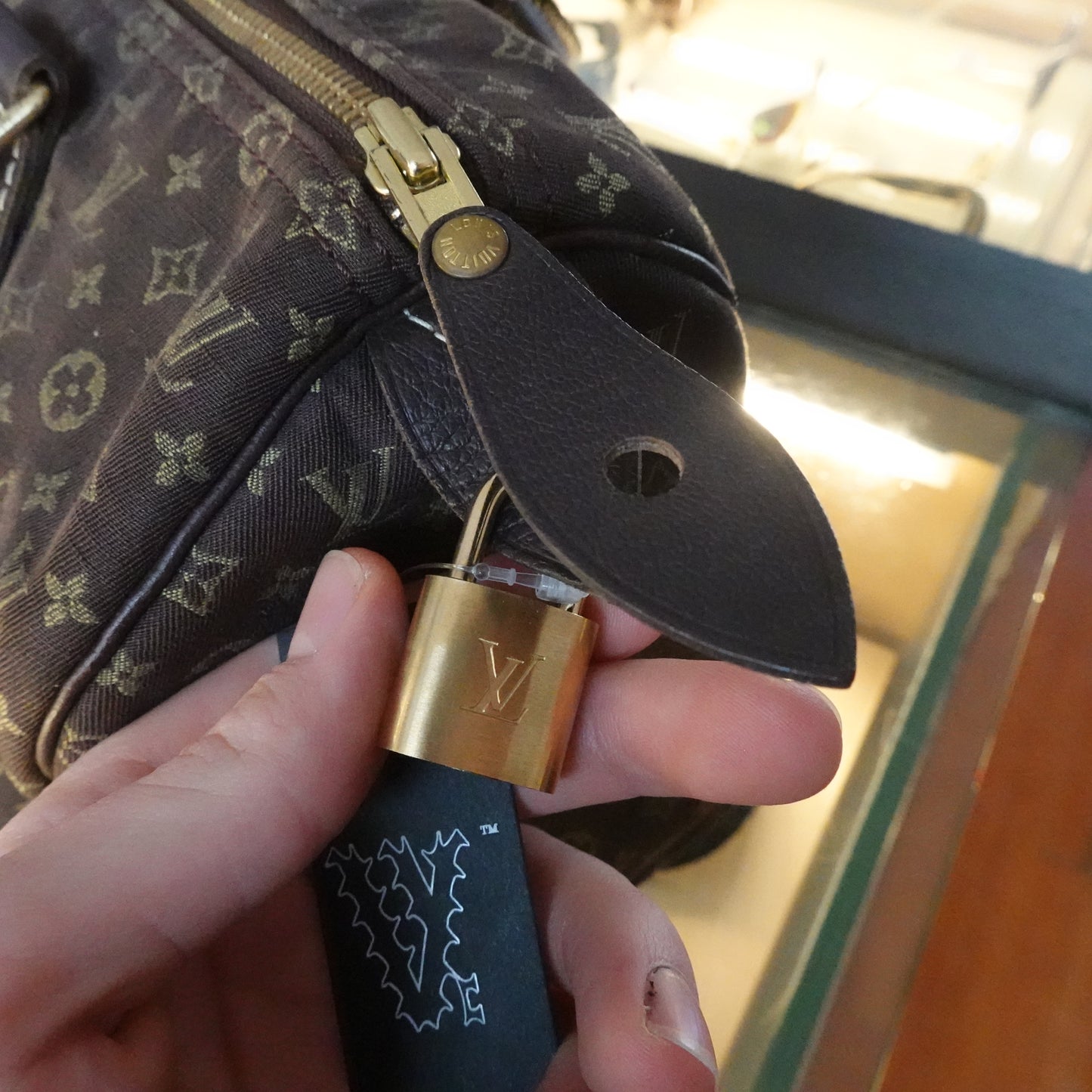 Louis Vuitton Mini Lin Speedy 30