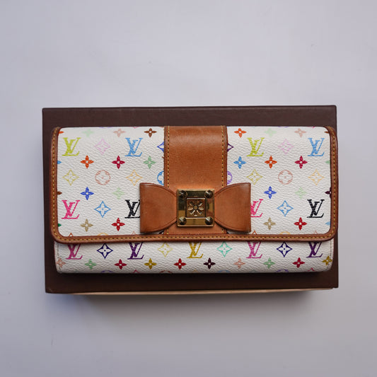 2011 Louis Vuitton Multicolore Sarah Noeud Wallet