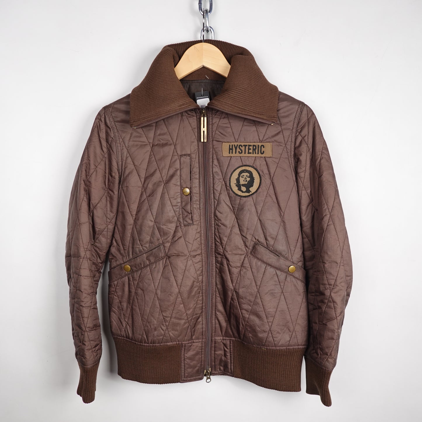 Hysteric Glamour Quilted Zip Jacket - Size M