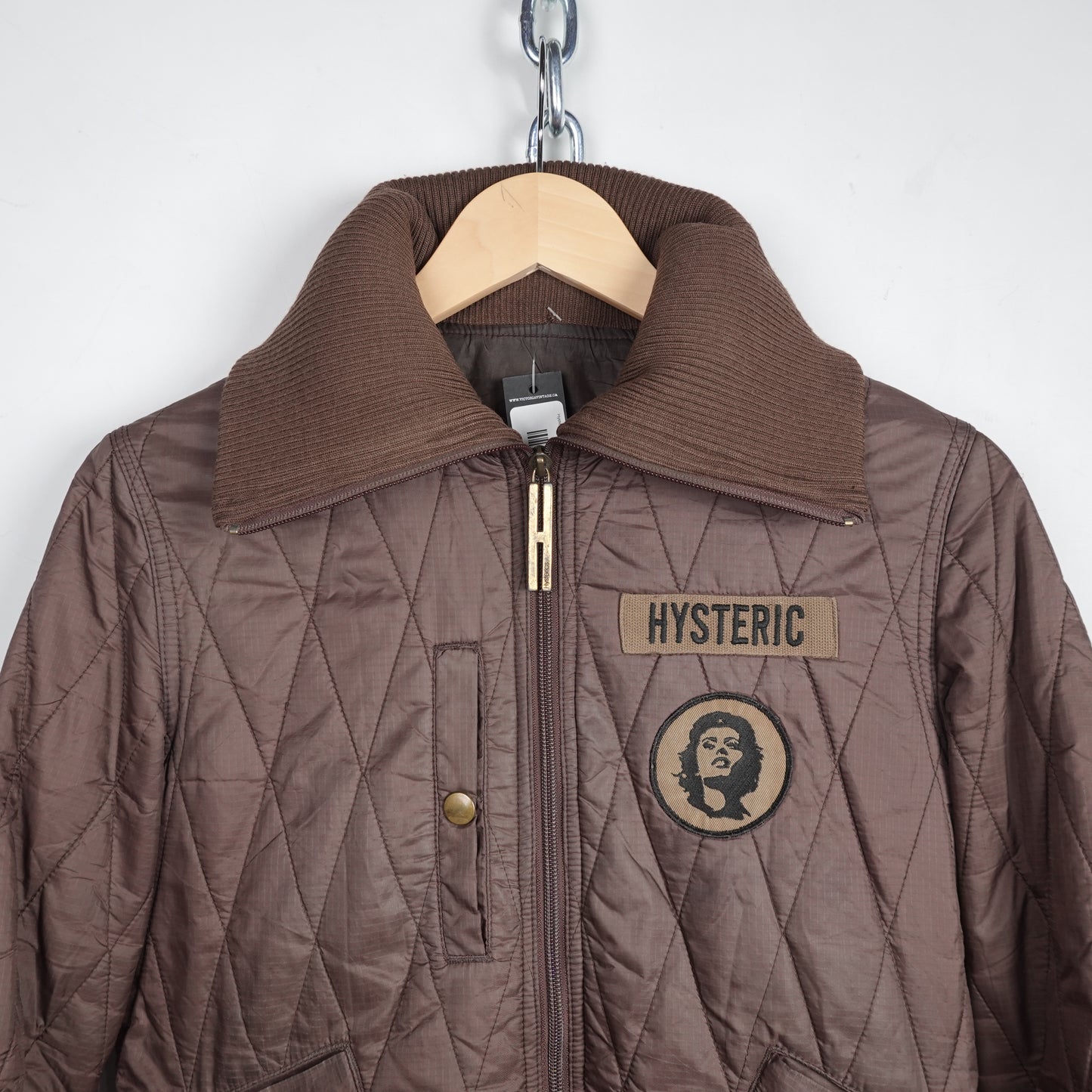 Hysteric Glamour Quilted Zip Jacket - Size M