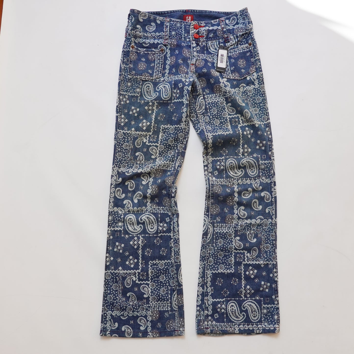Hysteric Glamour Paisley Flare Pants - Size 28