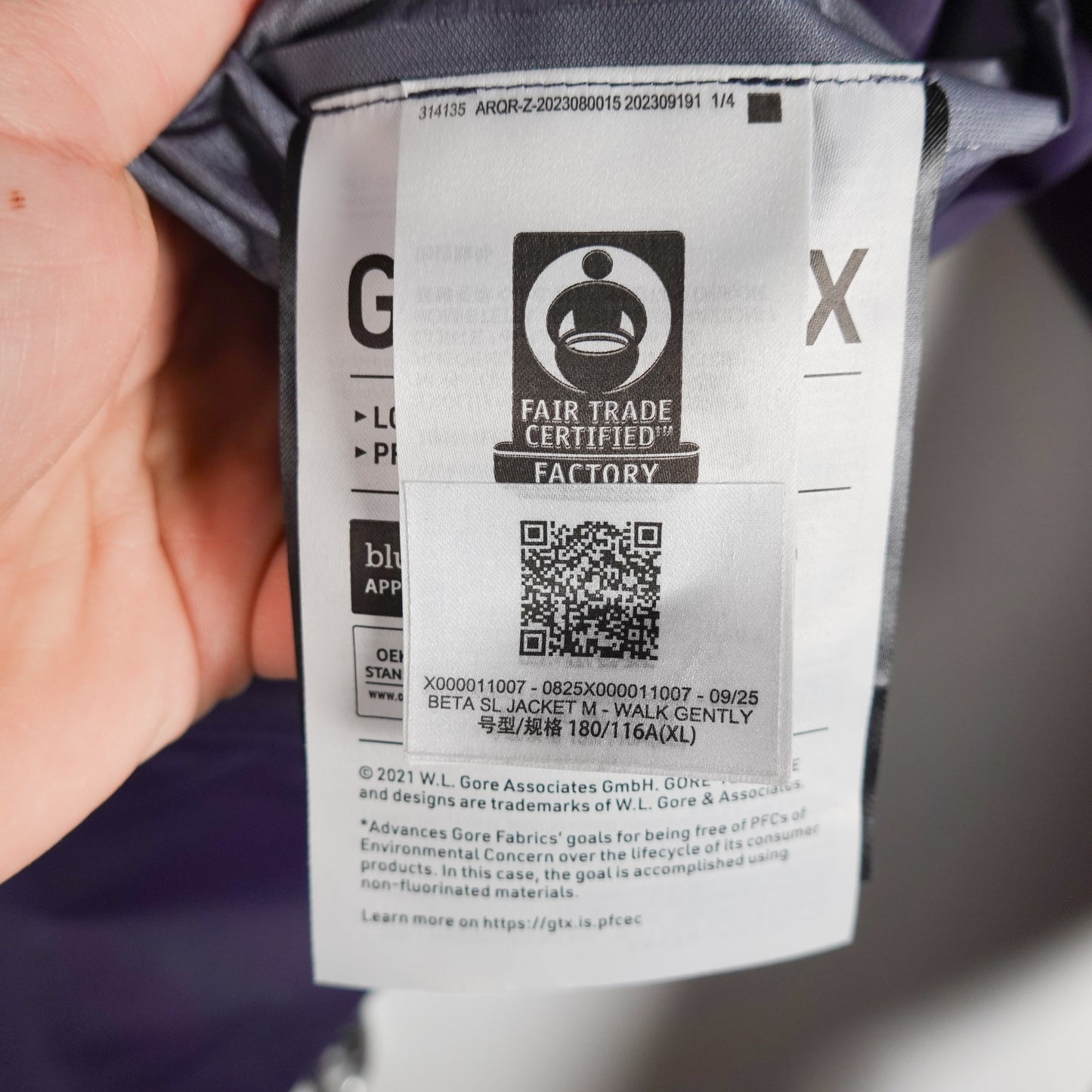 Arc’teryx x Walk Gently Beta SL Gore-Tex Jacket - Size XL