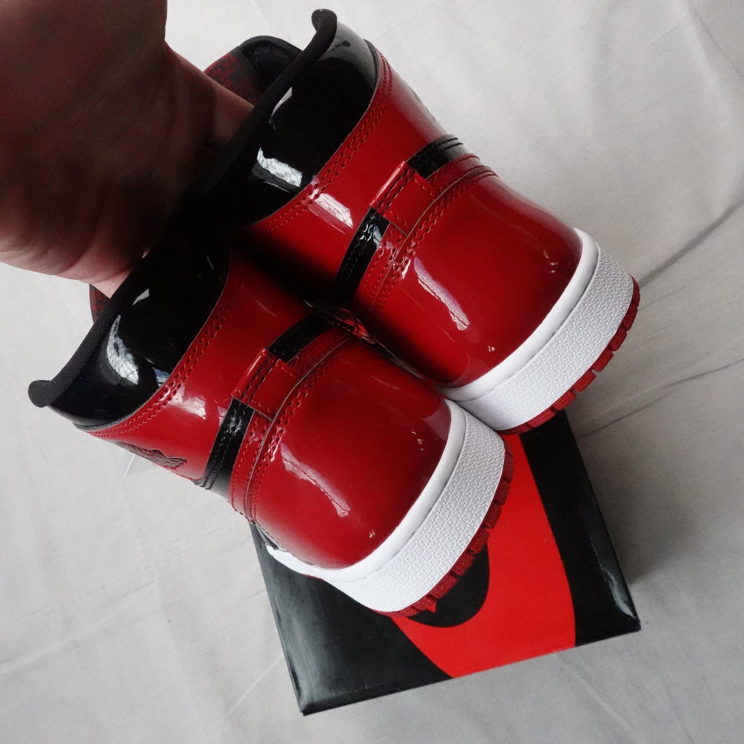 Jordan 1 High OG 'Patent Bred' - Size 8