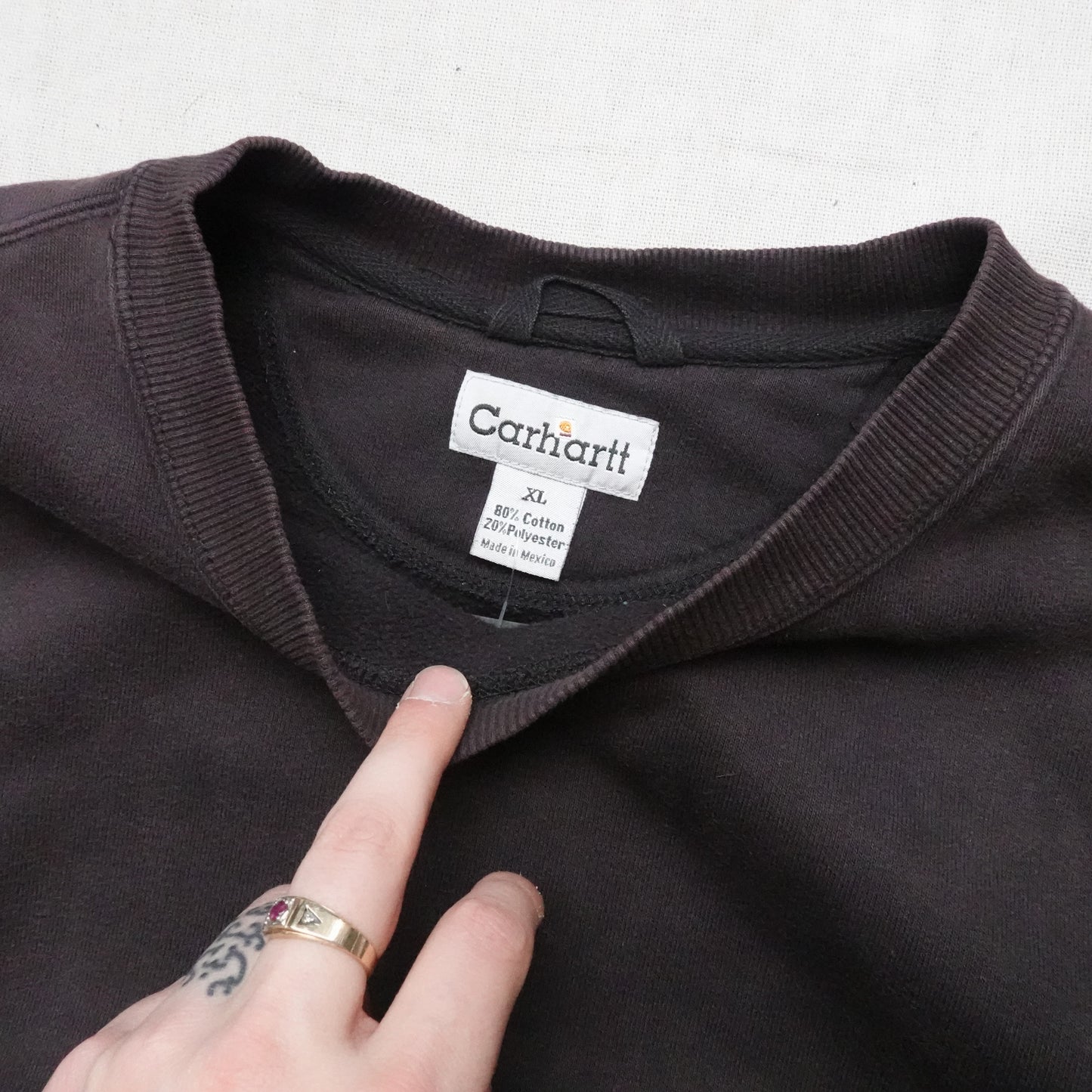 Carhartt Black Crewneck - Size XL