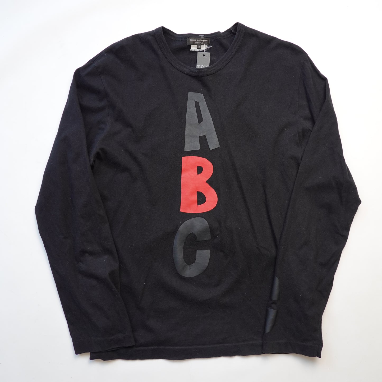 CDG Homme Plus ABC L/S - Size M