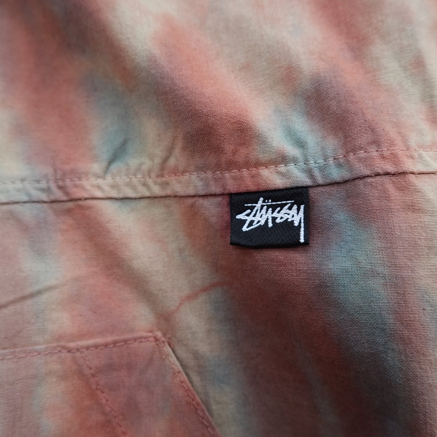 Stussy Dyed Hooded Work Jacket - Size M