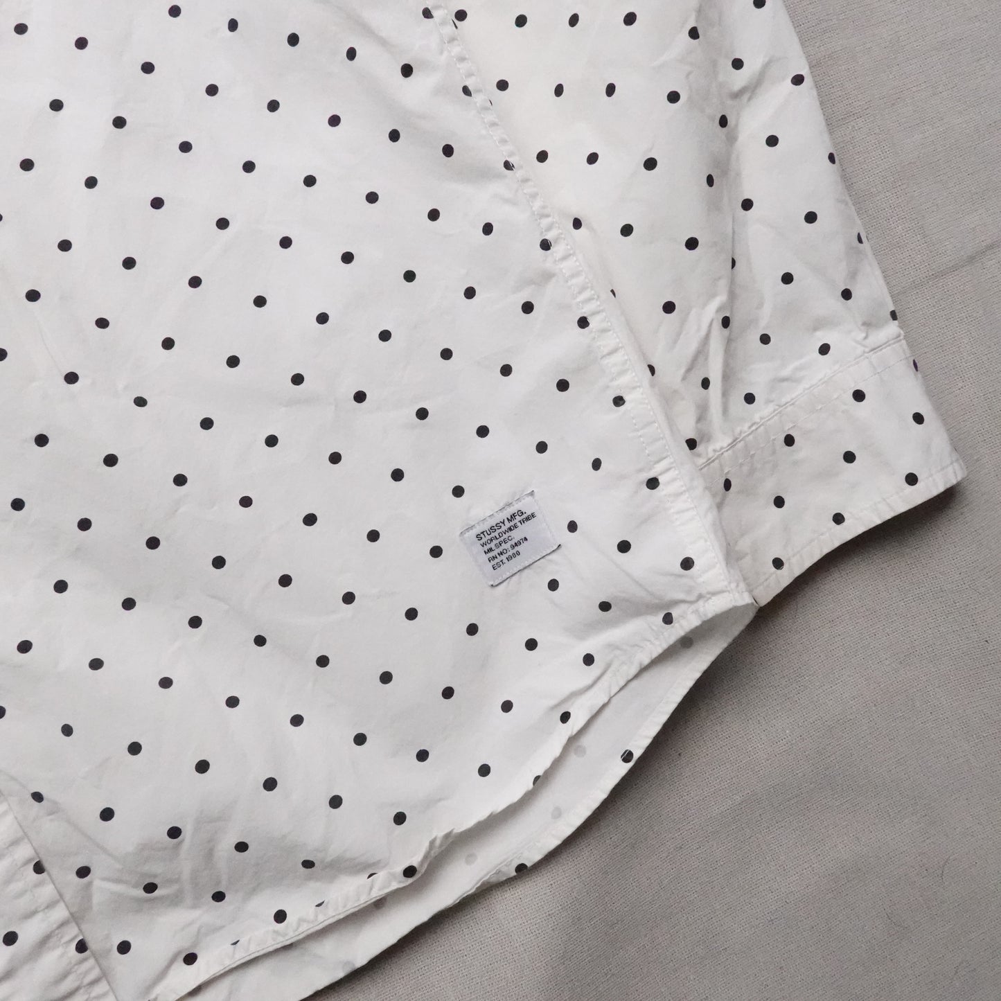 Stussy Polkadot Shirt - Size L