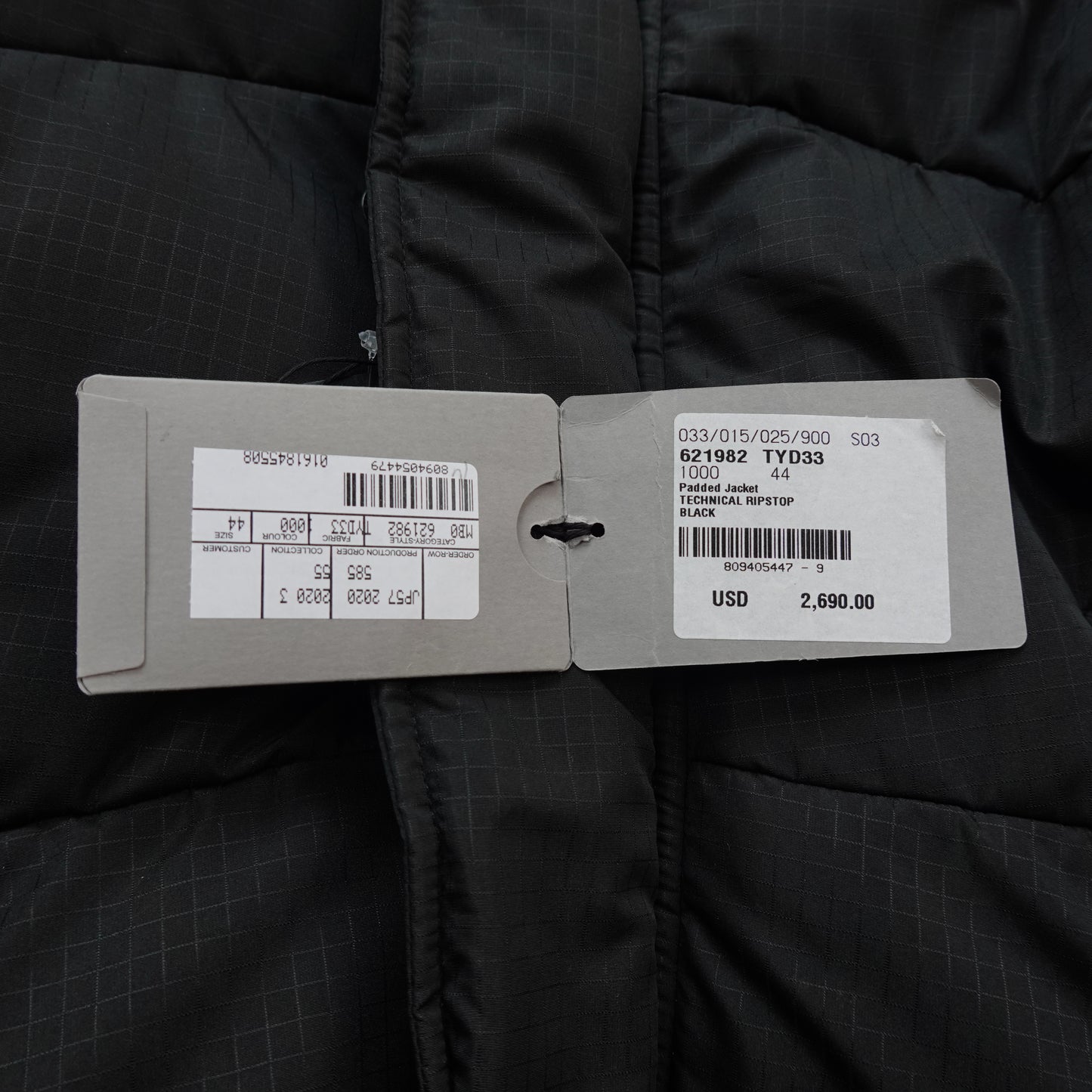 Balenciaga Technical Ripstop Padded Jacket - Size 44