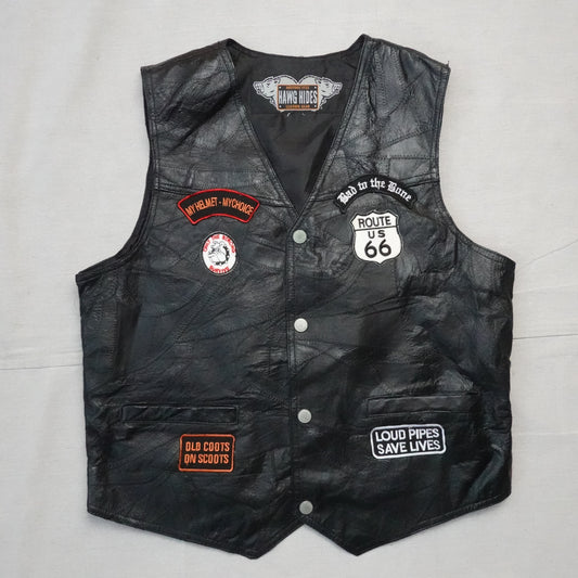 Hawg Hides Motorcycle Vest - Fits XL