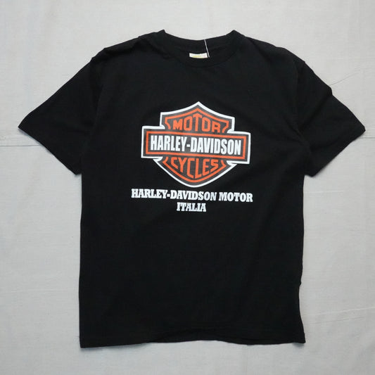 Vintage Bootleg Harley Italia Tee - Size L