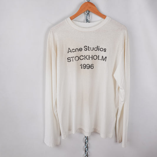 Acne Studios Pre Distressed Stockholm L/S - Size S