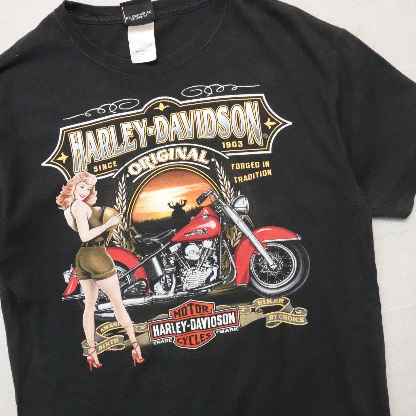 2011 Harley Davidson Northern Lights Tee - Size M