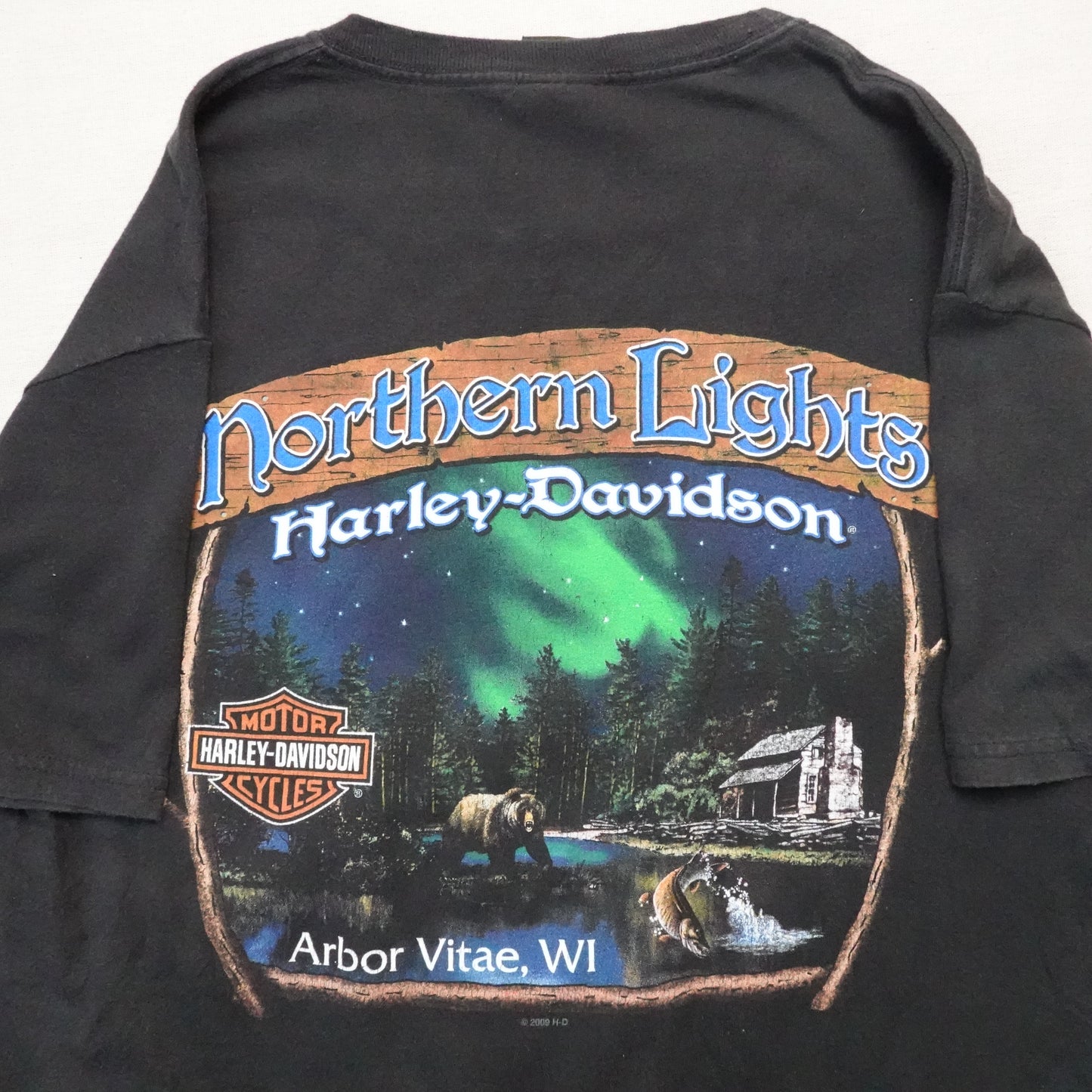 2011 Harley Davidson Northern Lights Tee - Size M