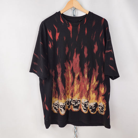 Supreme MM6 Maison Margiela Liquid Blue Oversized Tee - Size M